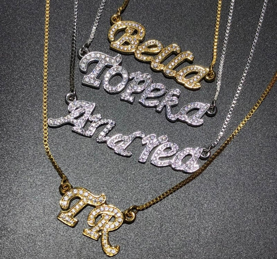 Iced Out Pendant Nameplate