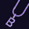 Purple Icy Tennis Chain