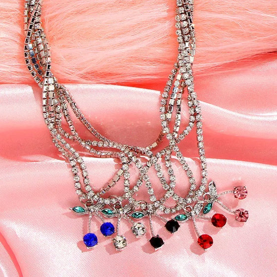 Cherry Diamond Necklace