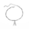 Anklet Chain W/ Thin Letter