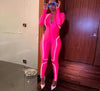 Neon Pink Jumpsuit